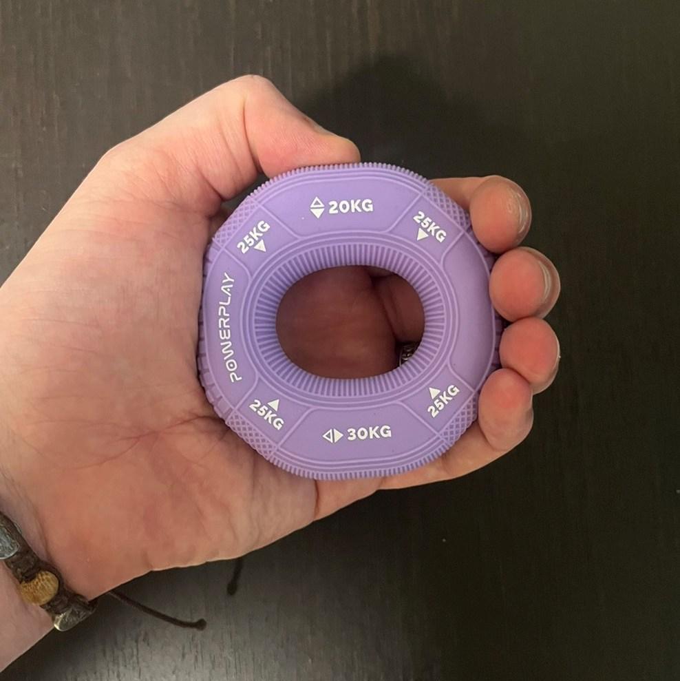 Эспандер кистевой силиконовый PowerPlay PP-4331 Hand Grip Medium 20-25-30 кг Фиолетовый (A-013227) - фото 7 Эспандер кистевой силиконовый PowerPlay PP-4331 Hand Grip Medium 20-25-30 кг Фиолетовый (A-013227) - фото 7