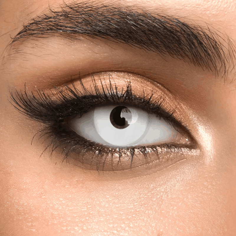 Контактные линзы белые Elite Lens Белый +0,00 14,5 мм 2 шт. Белый (25906420)