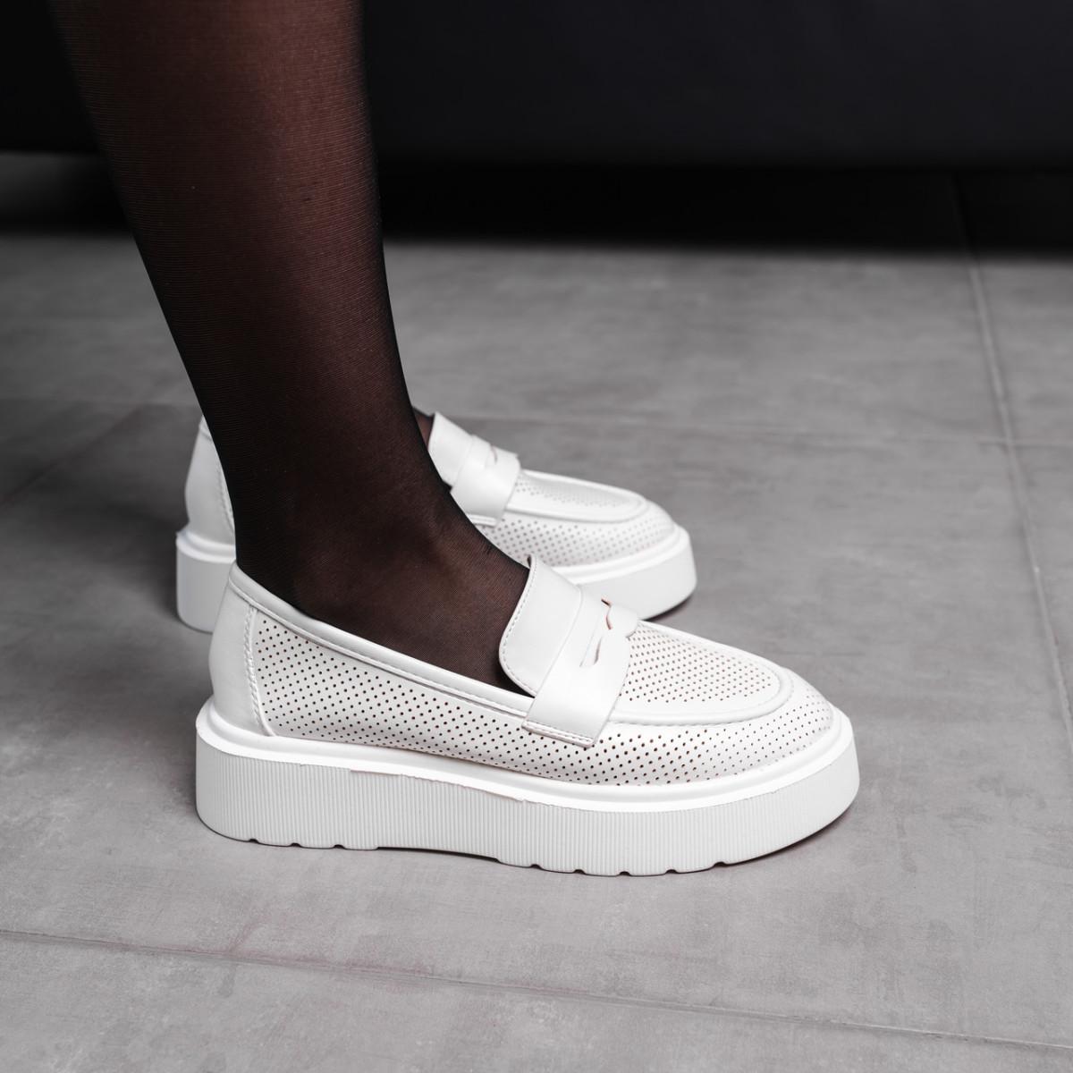 Броги женские Fashion р. 38 24,5 см Белый (3587)