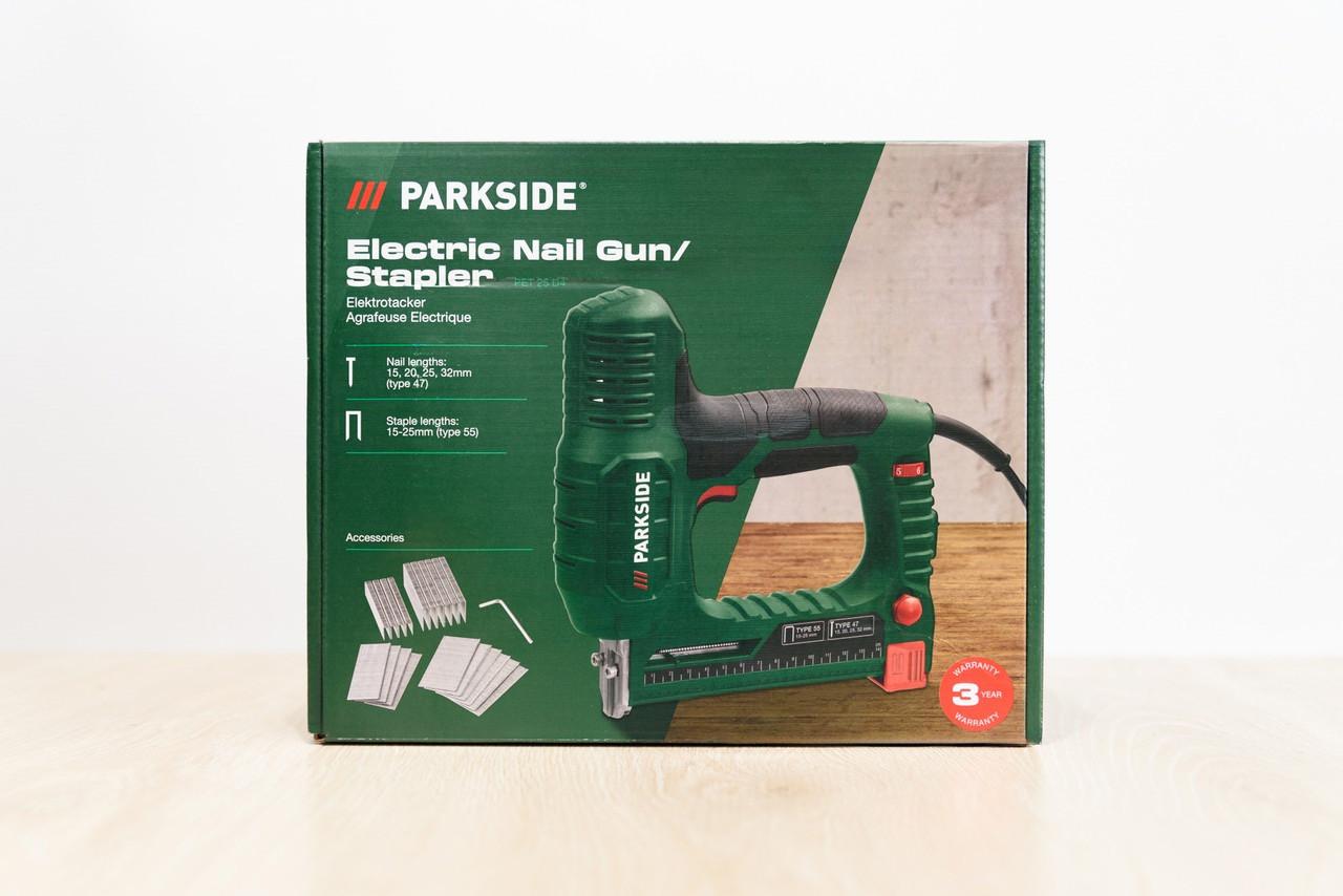 Степлер PARKSIDE PET 25 D4 30 уд/мин скобы 15- 25 мм/гвозди 15-32 мм (PET 25 D4) - фото 6 Степлер PARKSIDE PET 25 D4 30 уд/мин скобы 15- 25 мм/гвозди 15-32 мм (PET 25 D4) - фото 6