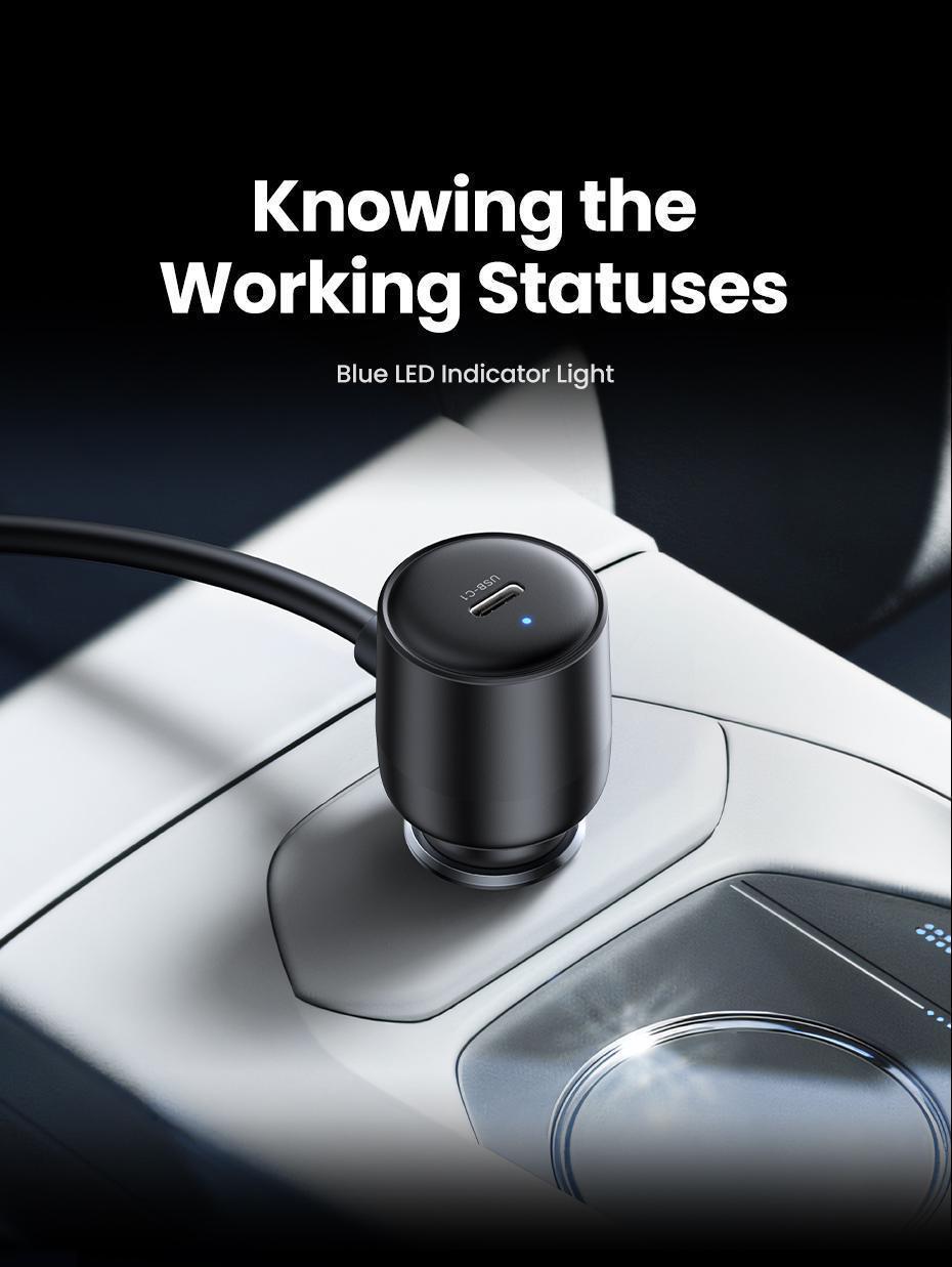 Зарядное устройство для автомобильного Ugreen 150 Вт 4 порта 1 м (35571) - фото 12 Зарядное устройство для автомобильного Ugreen 150 Вт 4 порта 1 м (35571) - фото 12