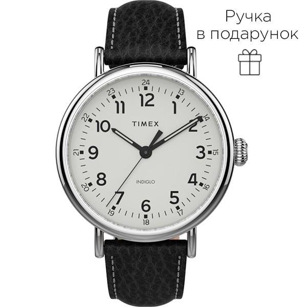 Наручний годинник чоловічий Timex Standard Xl кварцевий Silver (Tx2t90900)