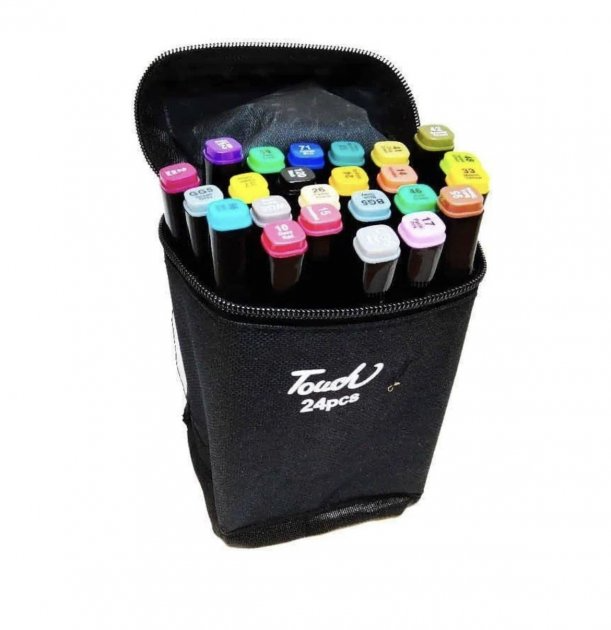 Набор скетч маркеров для рисования Touch Cool на спиртовой основе 24 шт.