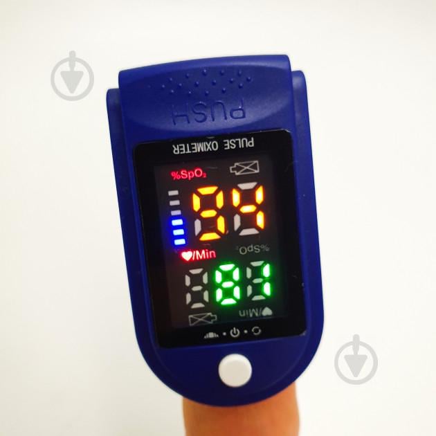 Пульсоксиметр Pulse Oximeter JZK LK87 на палец с монитором кислорода в крови и пульса Fingertip Pulse Oximeter LK87 - фото 2