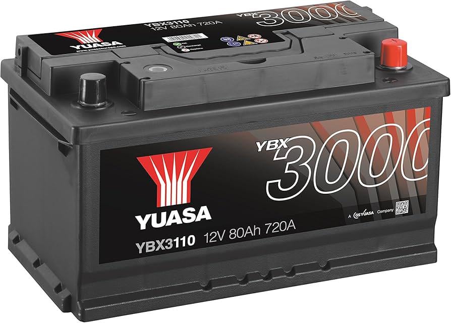 Аккумулятор YuasaBatteryEuropeGmb SMF YBX3110 12V 80Ah