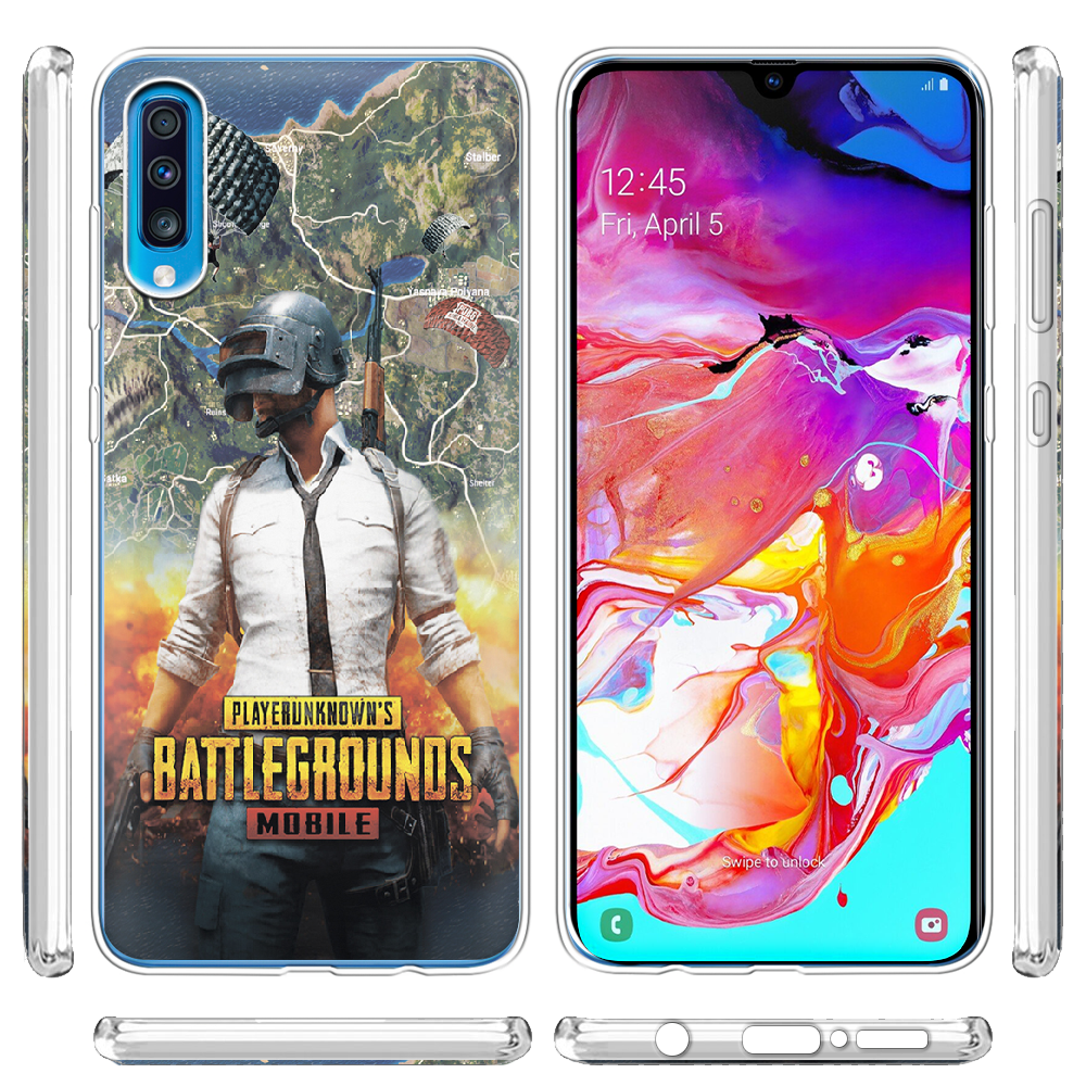 Чохол BoxFace Samsung A705 Galaxy A70 PUBG Mobile Прозорий силікон (36860-up2309-36860) - фото 3