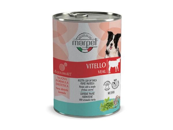 Корм влажный Marpet Aequilibriavet для собак с телятиной 410 г