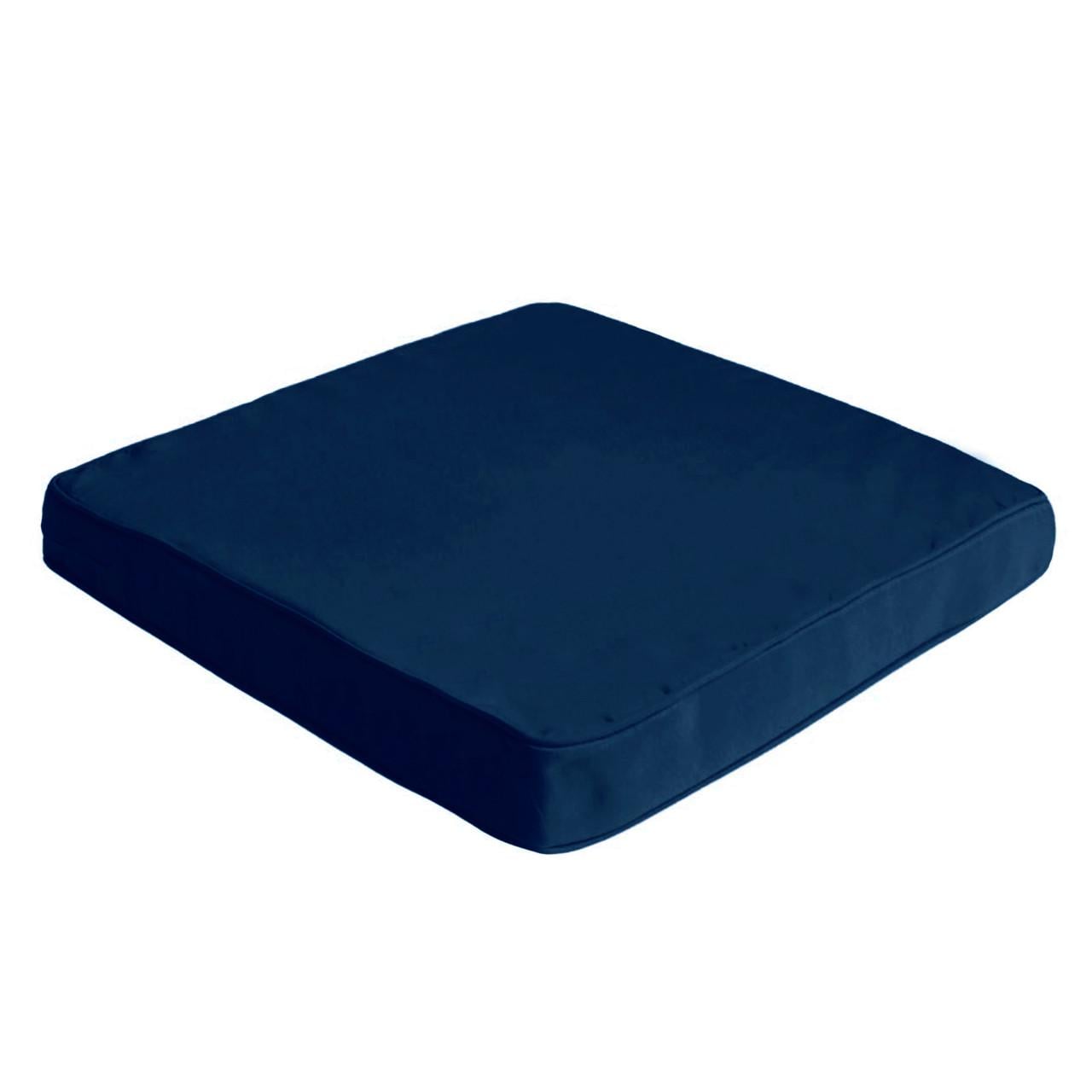 Подушка на стулья/кресла/садовую мебель 40х40х4 см Темно-синий (2602746894)
