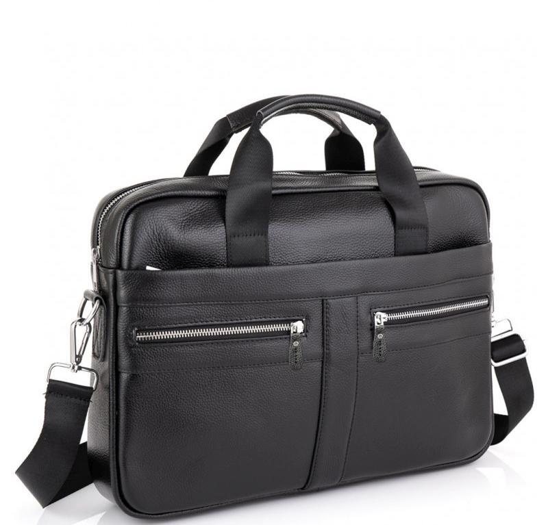 Чоловіча сумка для ноутбука та документів Royal Bag A25-1120A Чорний (4692)