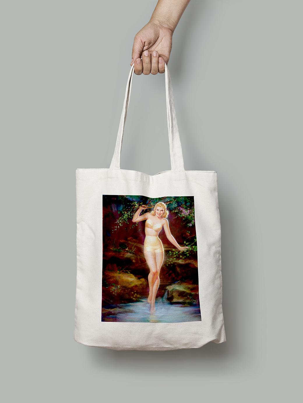 Эко-сумка Золотая рыбка. Перл Алиса Фруш шопер (pin_up010203_Bag)