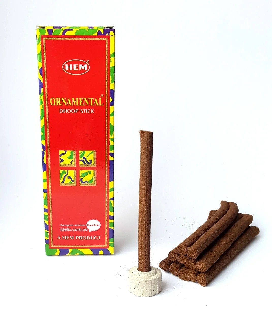 Безосновного пахощі Hem Для затишку і декору, пилкові (Ornamental Dhoop Sticks) 25 гр. К285