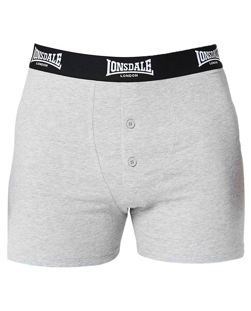 Трусы-боксеры мужские Lonsdale 422013-02 L Серый (2422013024305)