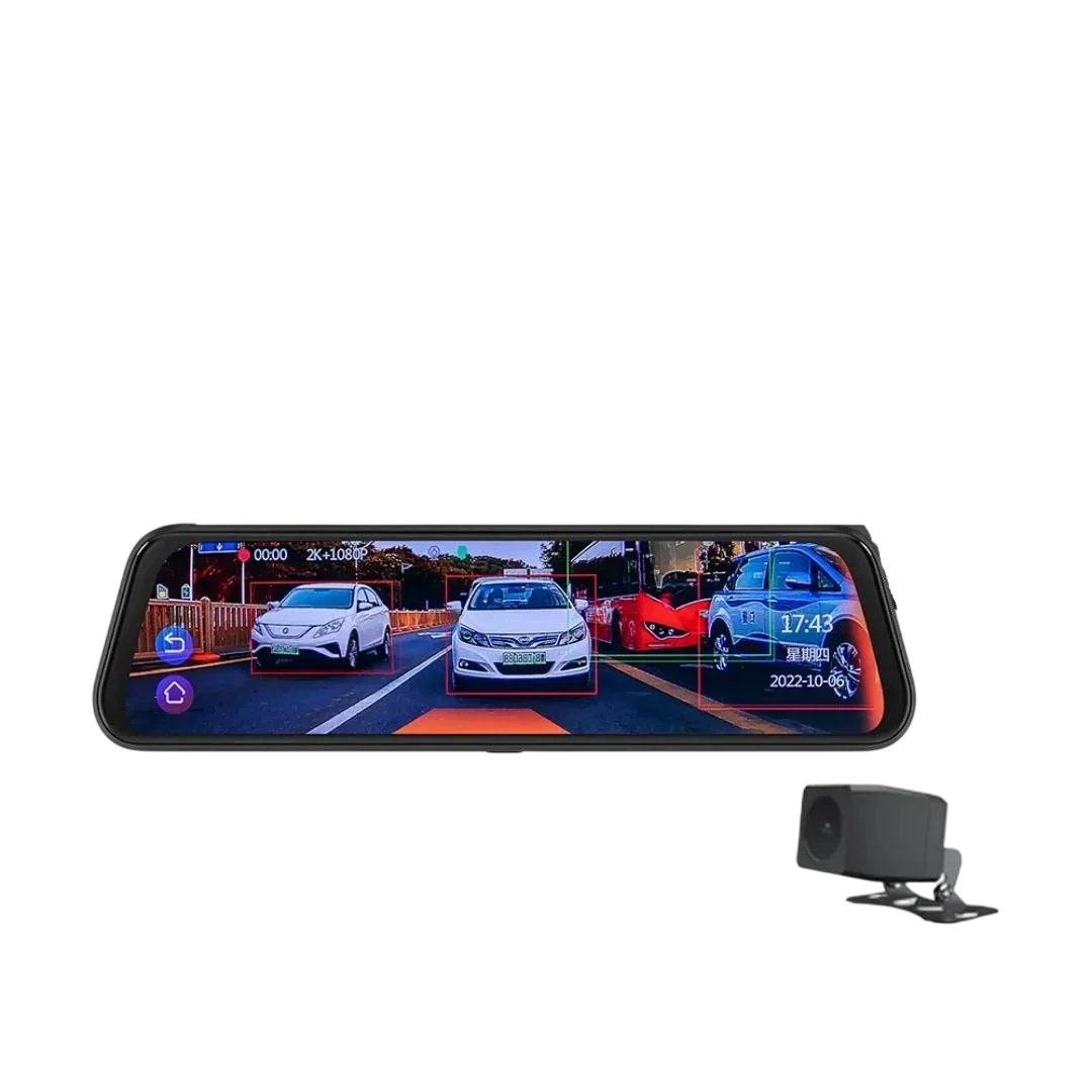 Видеорегистратор атомобельный WiF Carlover N8 PRO с сенсорным экраном 9,66" 4K/1080P ADAS/BSD (24325634)