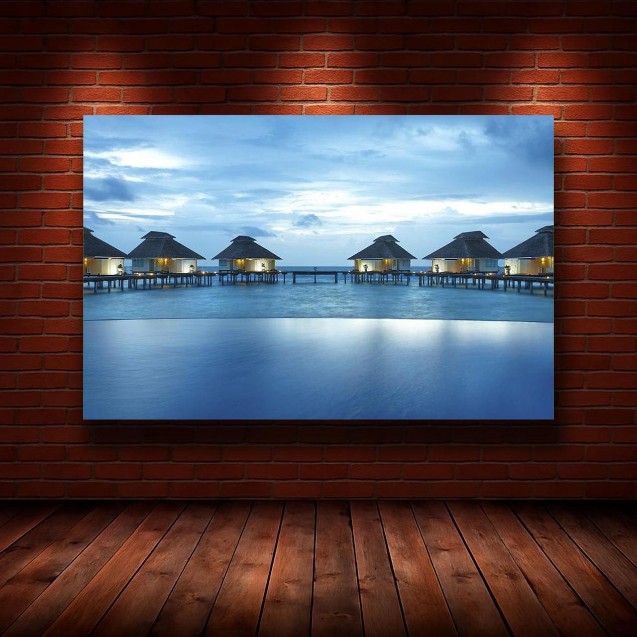 Картина на холсте Океан 40x30 см (N647)
