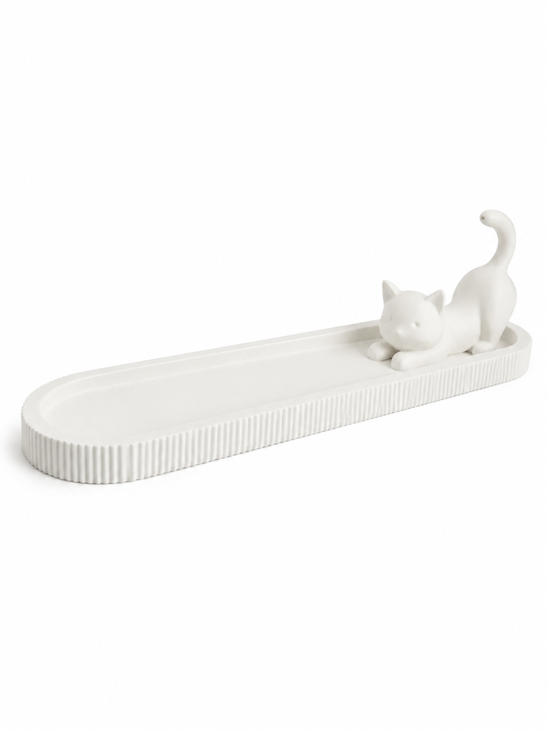 Подставка для благовоний CAT mood M&D Candle Craft декоративная Белый (00086)