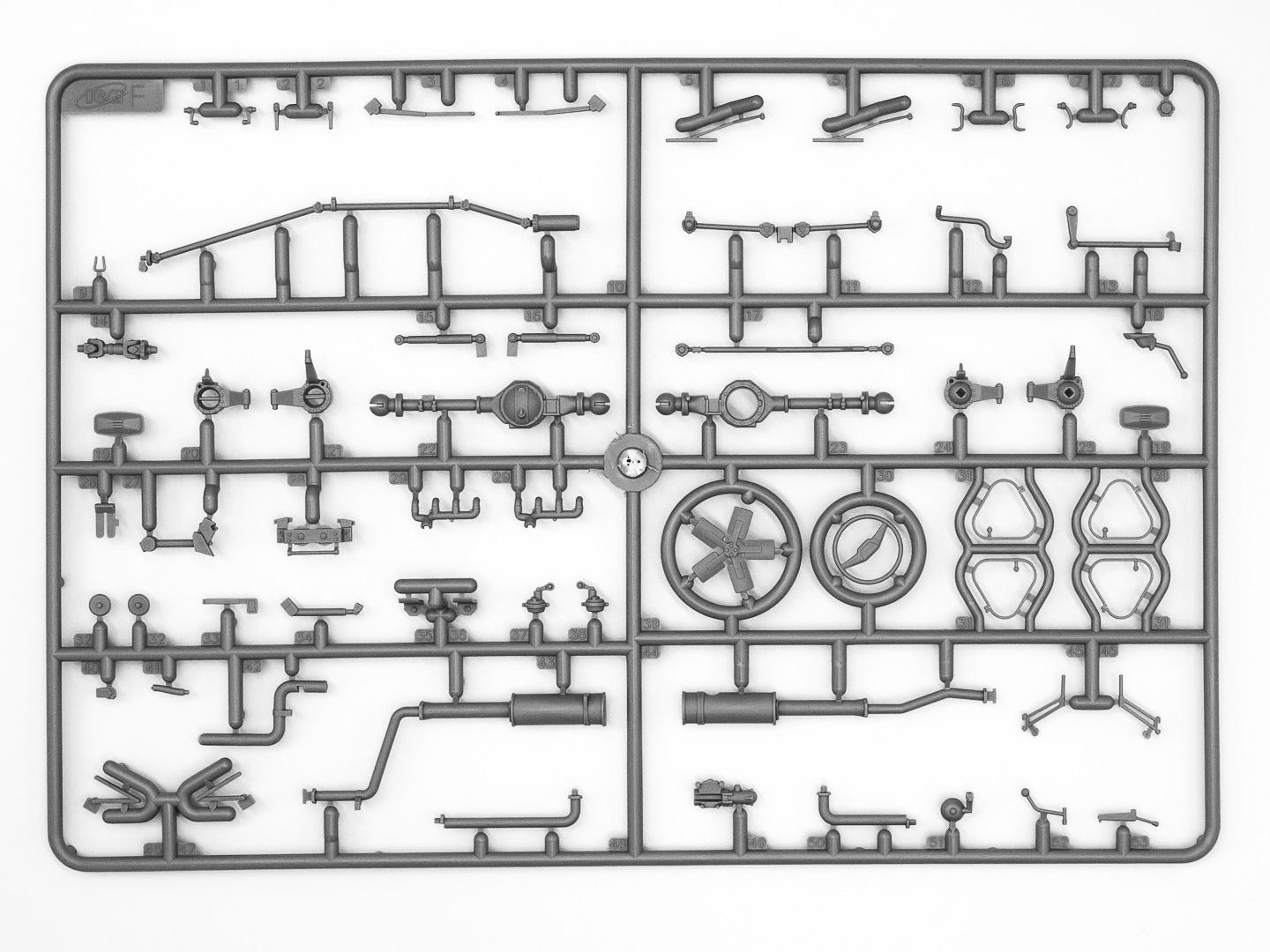 Сборная модель ICM советский 6-колесный военный грузовой автомобиль (35001) - фото 5 Сборная модель ICM советский 6-колесный военный грузовой автомобиль (35001) - фото 5
