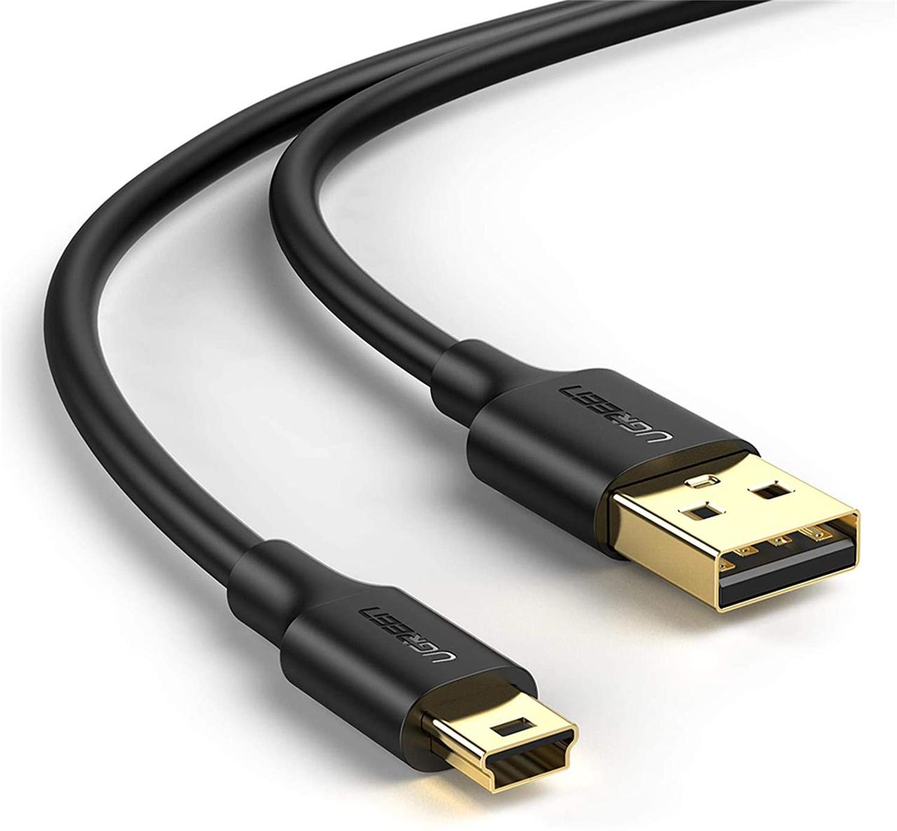 Кабель зарядный Ugreen Mini USB to USB 2,0 1,5 м Black (US132)