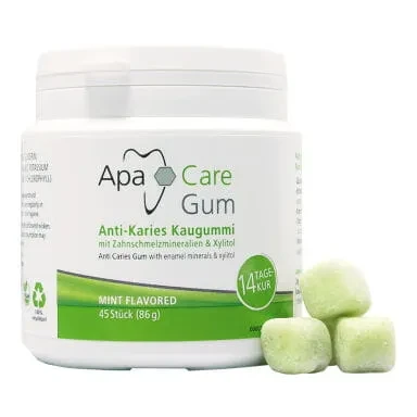 Жевательные резинки Apacare Gum Box с ксилитолом и кальцием 45 шт. Жевательные резинки Apacare Gum Box с ксилитолом и кальцием 45 шт.