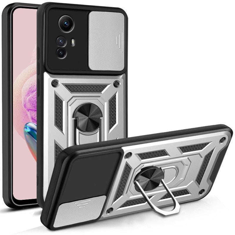 Чехол с защитой камеры 3DGuard Xiaomi Redmi Note 12S Silver (33876-59)