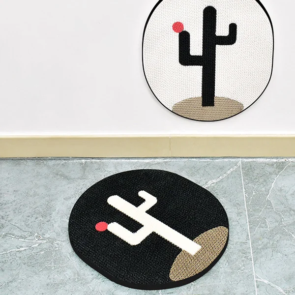 Кігтеточка C00347-1 Кактус ом 44х35х3 см Білий - фото 2 Кігтеточка C00347-1 Кактус ом 44х35х3 см Білий - фото 2