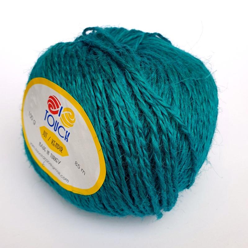 Пряжа Jut I Touch 6 Бірюза (5988)