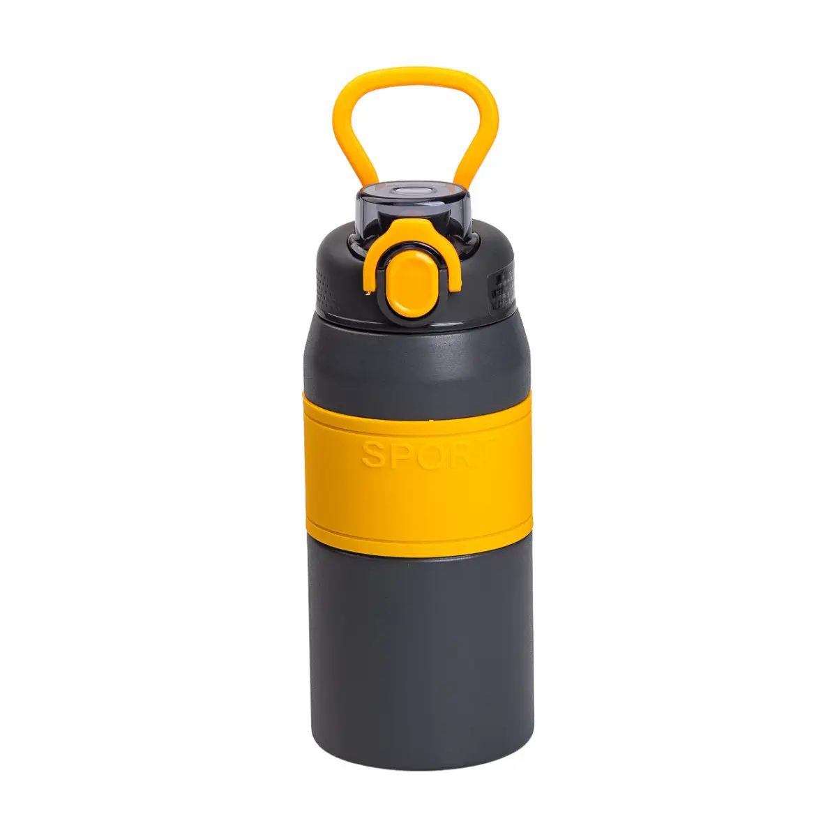 Термос Sport з нержавіючої сталі 600 мл Чорний (HP-14-5G)