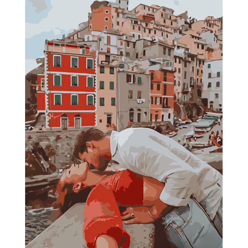 Картина по номерам Strateg Премиум Страстная любовь 40х50 см (GS1298)