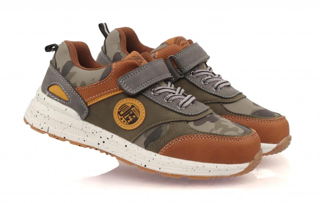 Кроссовки для мальчиков 132 р. 28 Хаки-коричневый