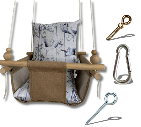 Детская качеля Infancy Журавли Карамельный (5748162)