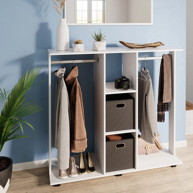 Гардеробна стійка Doros Д3 Білий (41510082) - фото 2 Гардеробна стійка Doros Д3 Білий (41510082) - фото 2