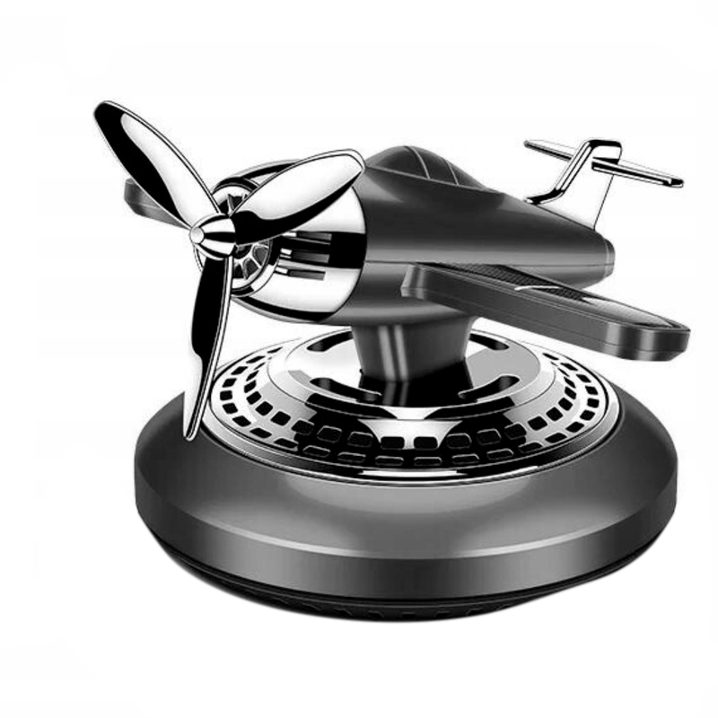 Ароматизатор автомобильный Самолет с винтом на солнечной батарее (2474652417)