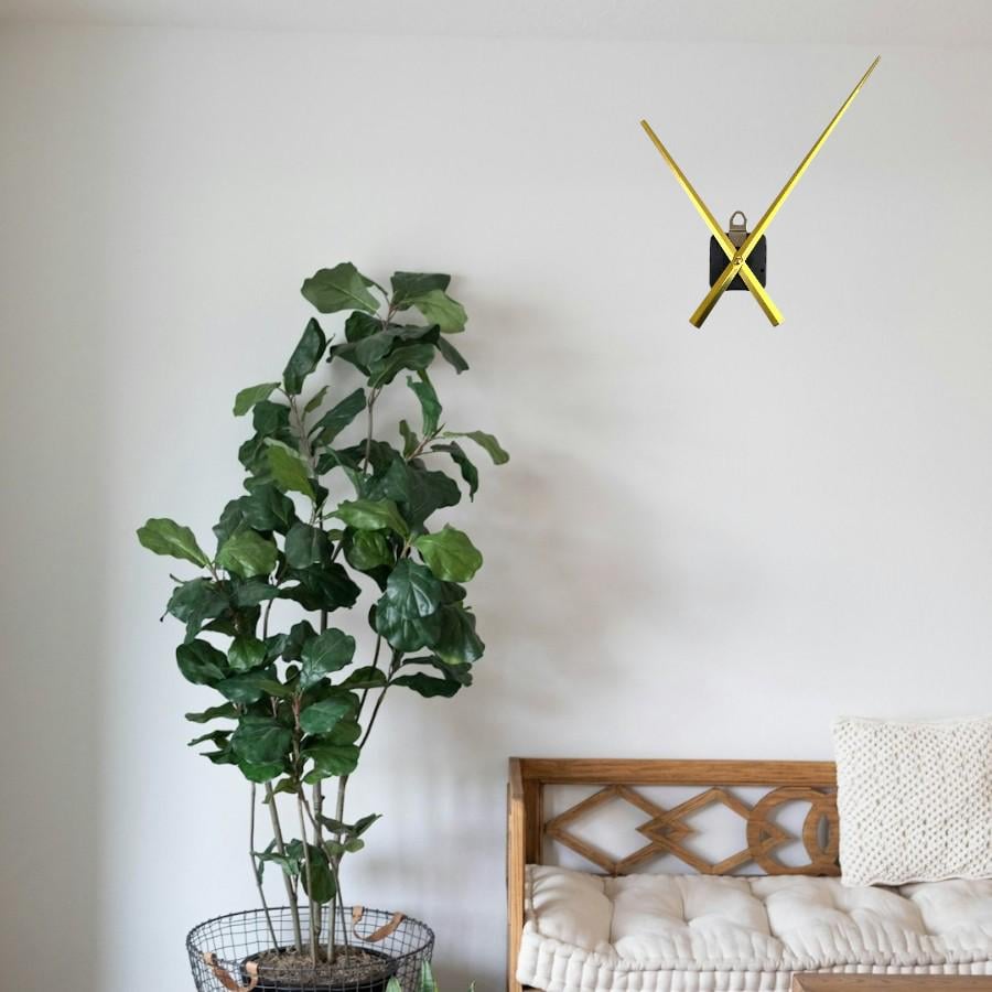 Часовой механизм усиленный шток 19/6 мм стрелки 31,3-23,5 см Золотистый (2891) - фото 2 Часовой механизм усиленный шток 19/6 мм стрелки 31,3-23,5 см Золотистый (2891) - фото 2