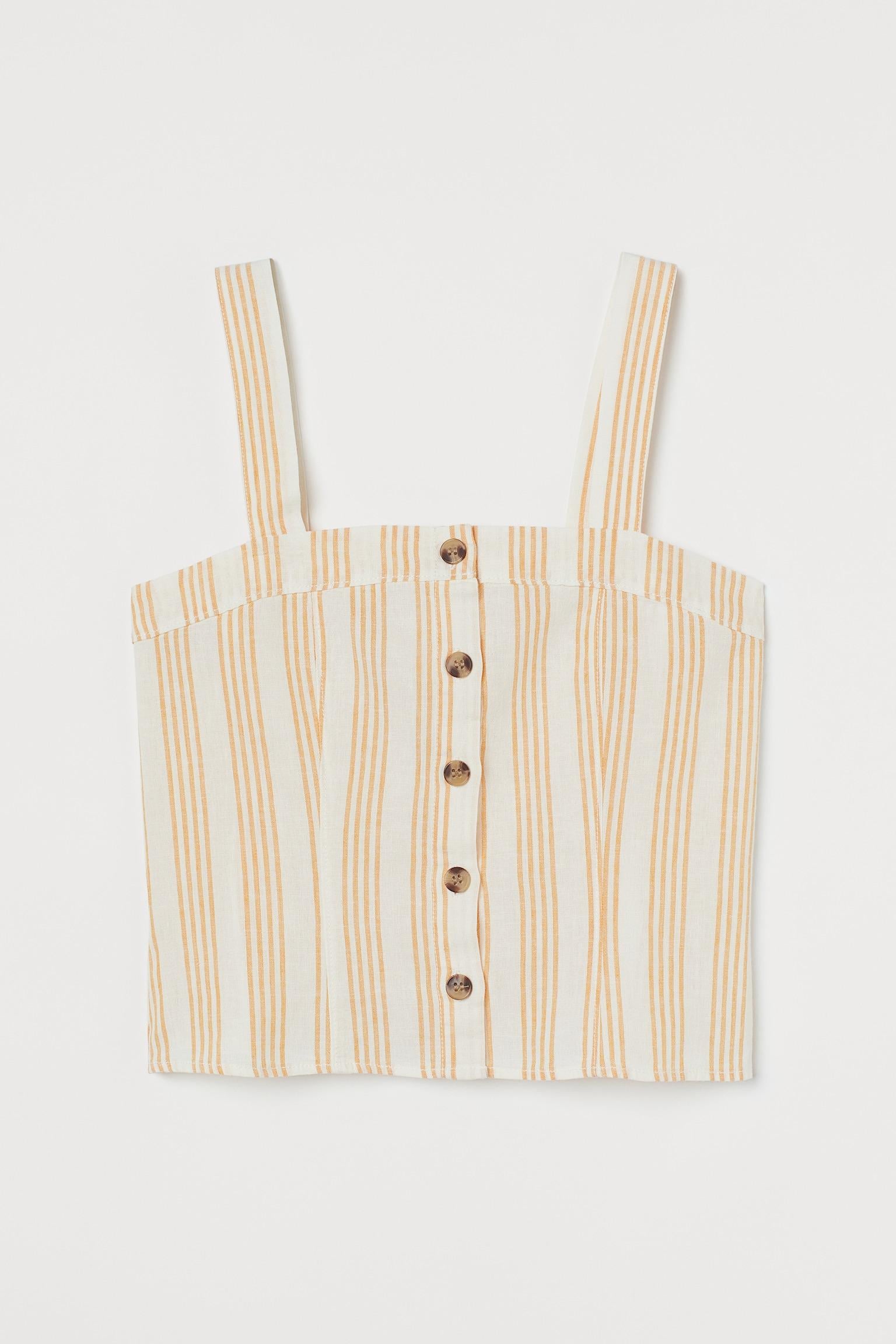 Майка H&M р. 42 Помаранчево-білий (S2706934047)