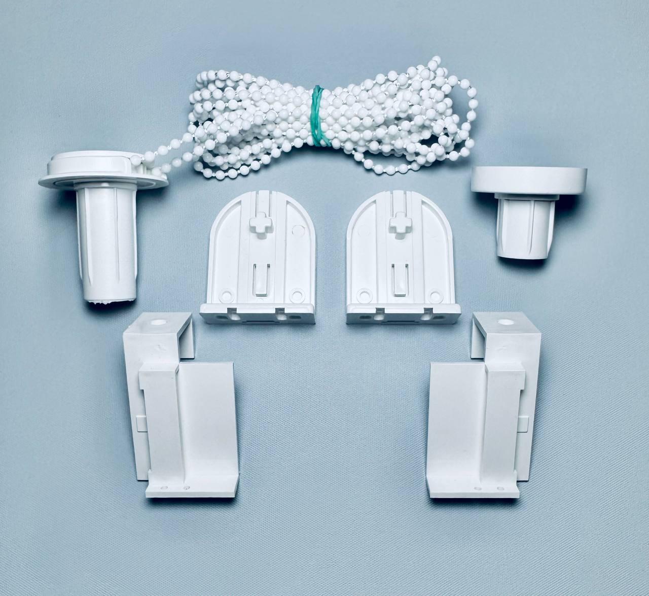 Комплект для рулонных штор мини BESTA mini Set с навесными креплениями 17 мм Белый (318)