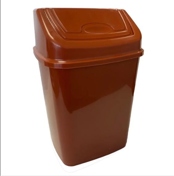 Мусорное ведро с поворотной крышкой Консенсус 4,2 л Коричневый (AN001013) Мусорное ведро с поворотной крышкой Консенсус 4,2 л Коричневый (AN001013)