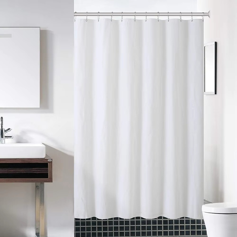 Шторка для ванной и душа водоотталкивающая 8G PEVA 178x183 см Белый