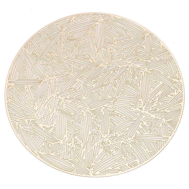 Салфетка сервировочная круглая 38 см Золотистый (7867) Салфетка сервировочная круглая 38 см Золотистый (7867)