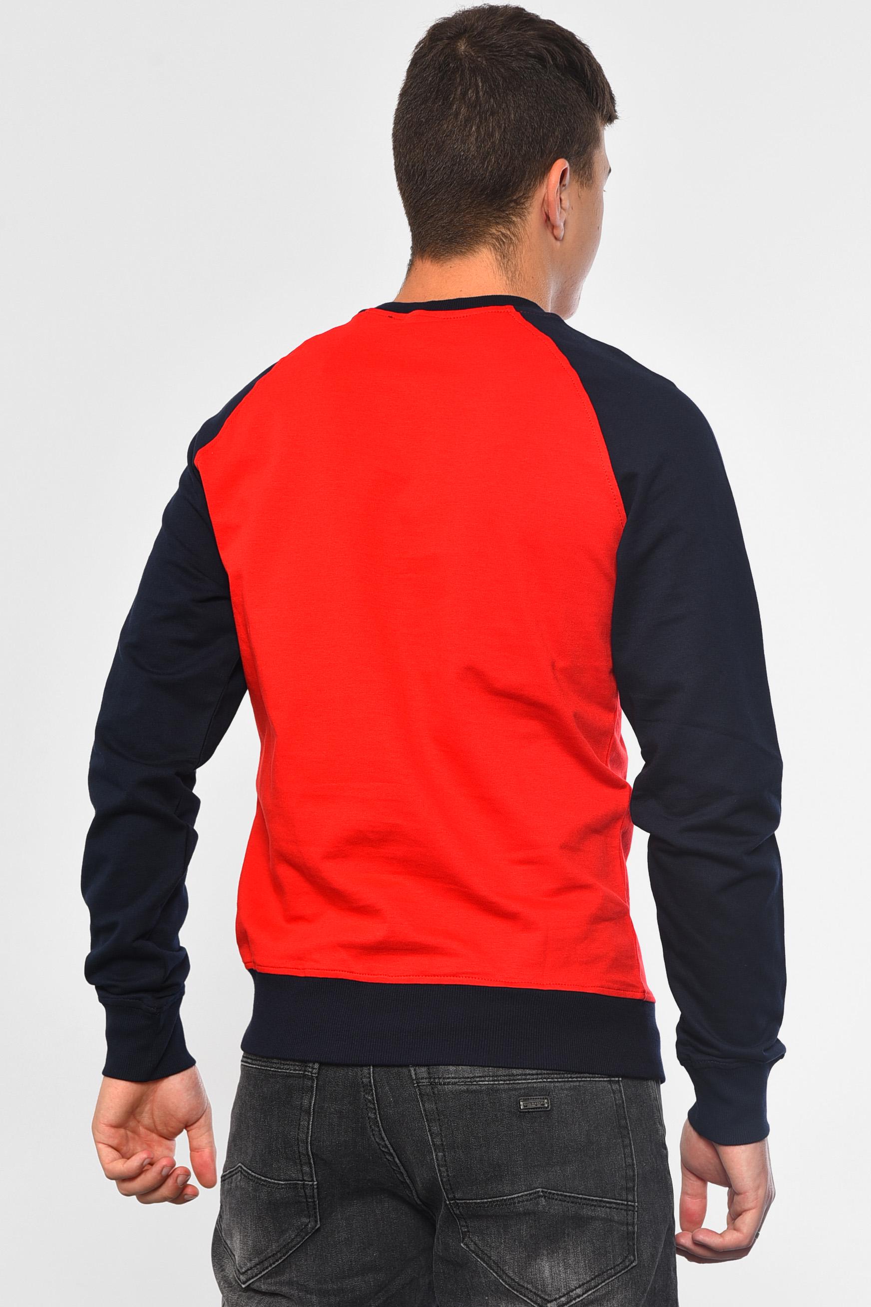 Свитшот мужской XL Красный (182180) - фото 3 Свитшот мужской XL Красный (182180) - фото 3