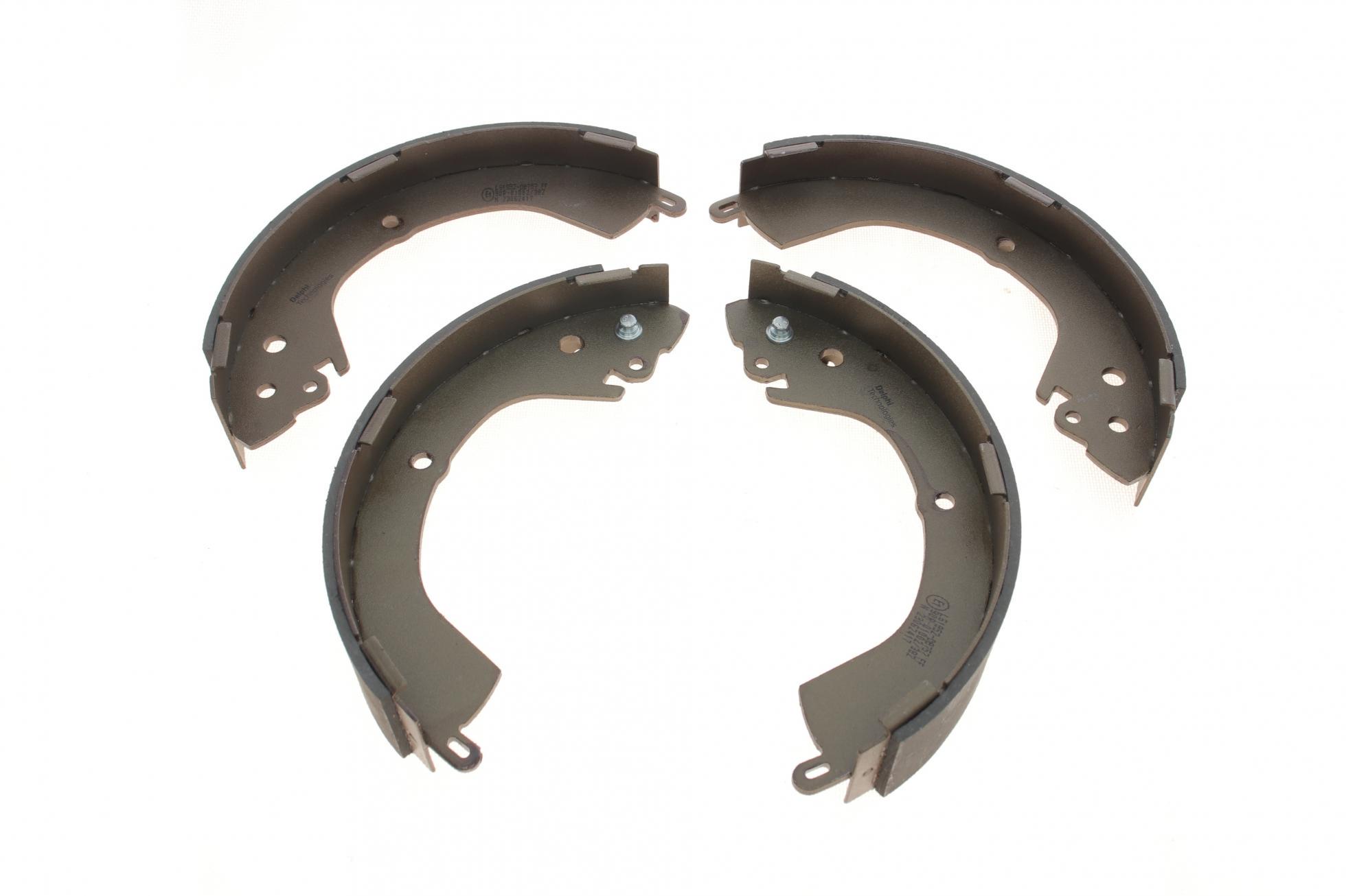 Колодки тормозные задние DELPHI для Mitsubishi Colt/L200/L400 96- барабанные 270x53 (LS1852)