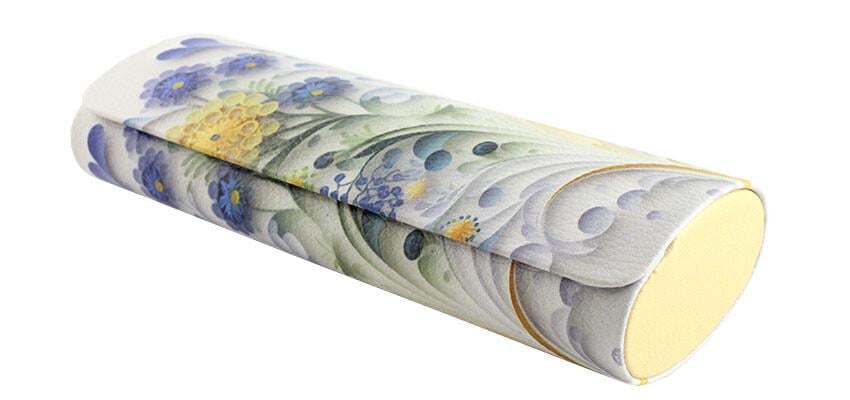 Футляр для окулярів R-H8006-2С 04987 з серветкою зі штучної шкіри на магніті (04987)