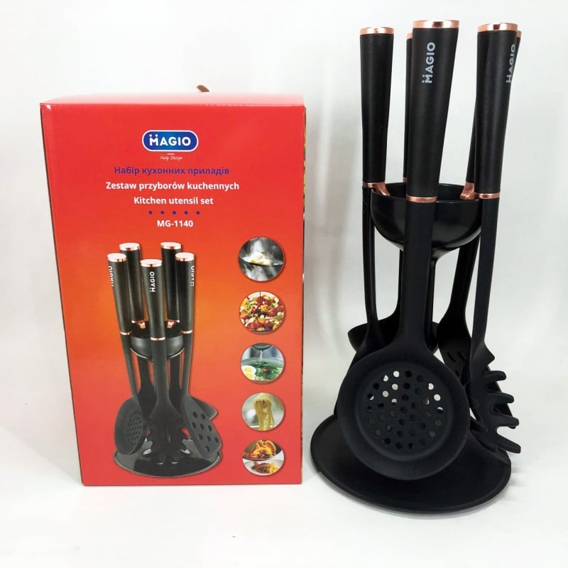 Набір кухонного приладдя Magio MG-1140 (17761611) - фото 6 Набір кухонного приладдя Magio MG-1140 (17761611) - фото 6