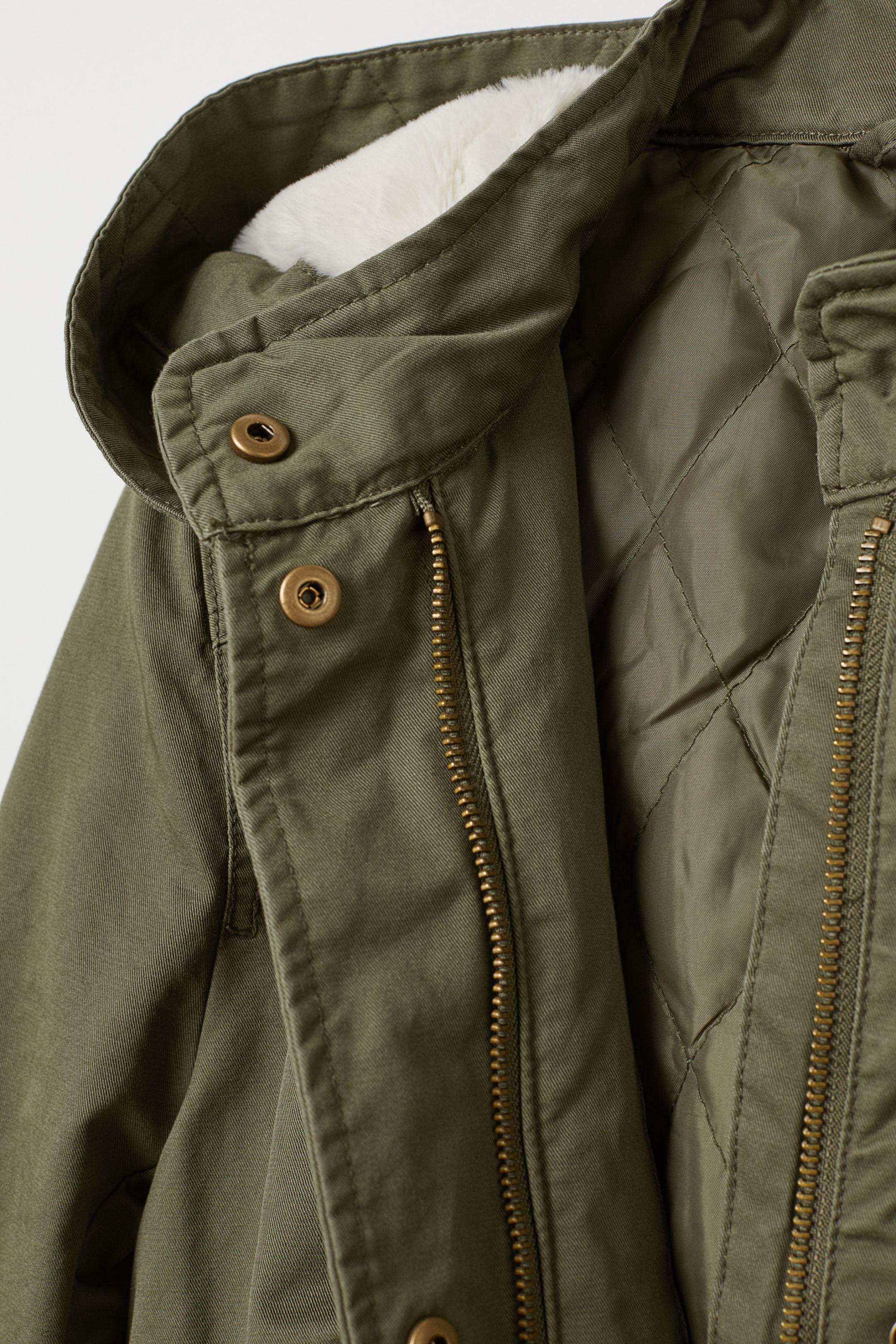 Парка H&M р. 32 Хаки (6408078) - фото 2