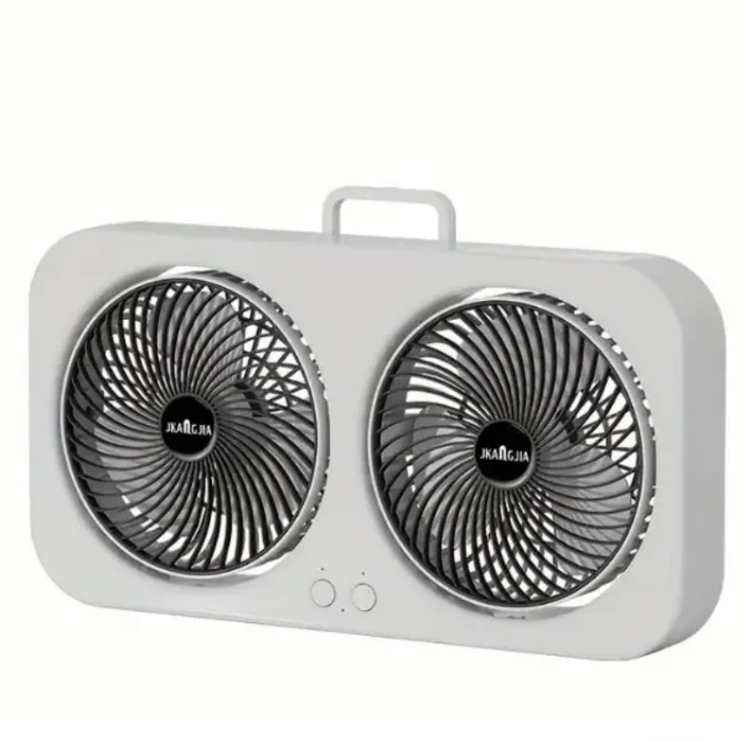 Вентилятор настольный LY-879 40x21x5,5 см Бело-черный (30151456А)