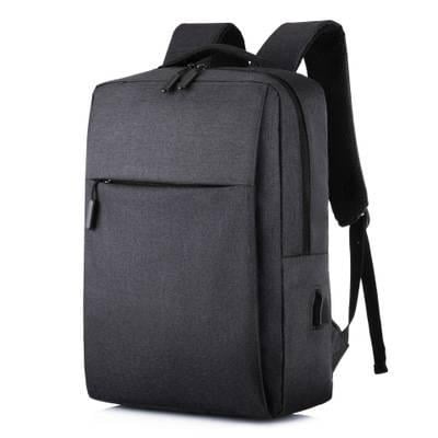 Рюкзак для ноутбука Merlion 14" вихід під USB-кабель 32х11х41 см Black (38387)