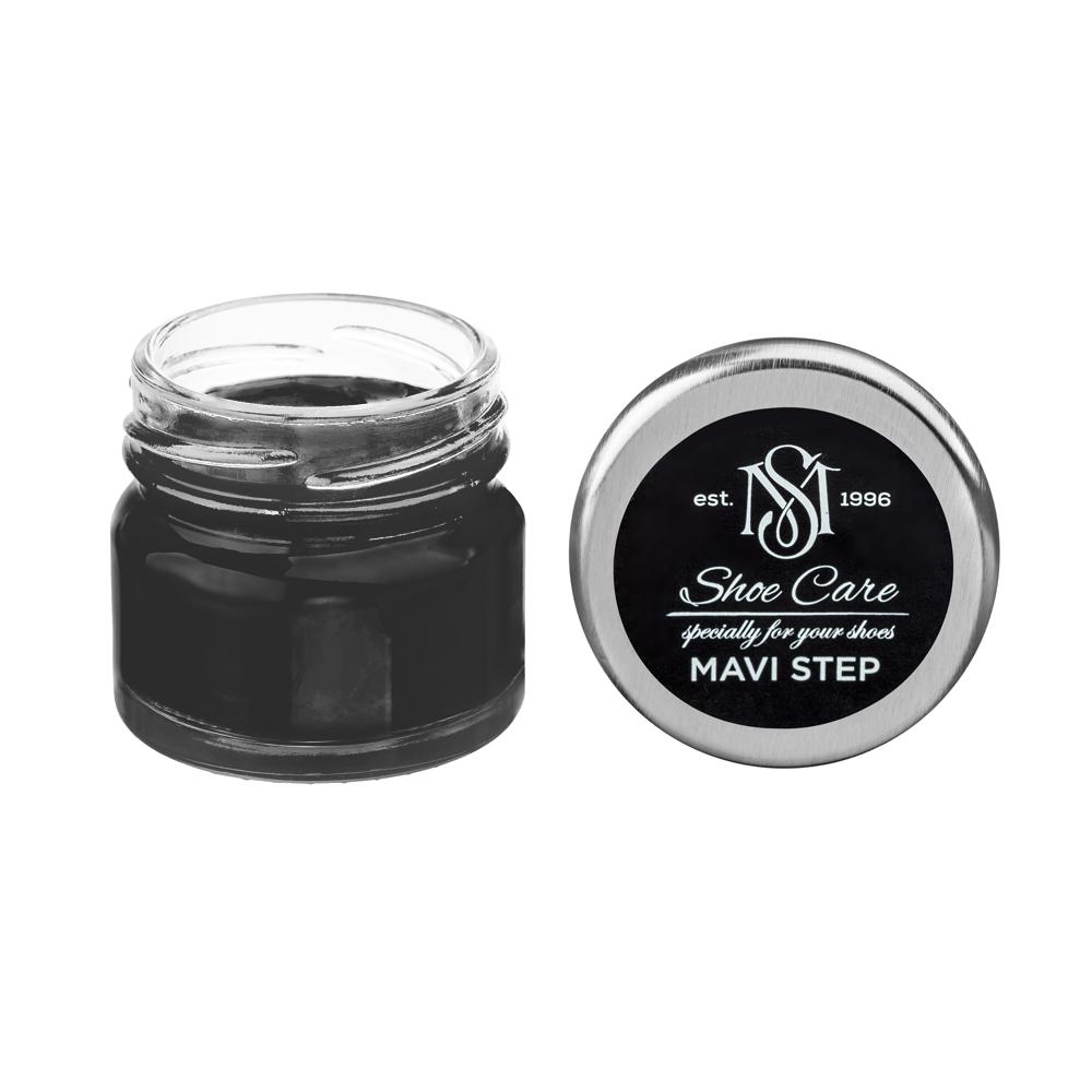 Крем-краска для замши и нубука MAVI STEP Custom 25 мл Карбон черный матовый (8500-N)