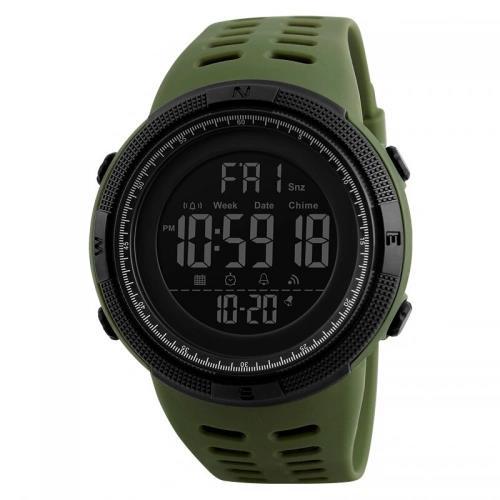 Наручные часы мужские Skmei 1251AG с водозащитой 50 м Army Green (29424610)