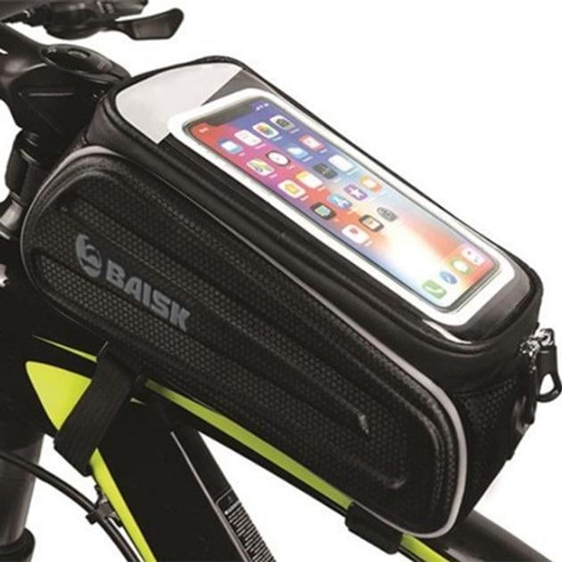 Велосумка F003/221G на кермо з відділенням під смартфон 23,5x10x14 см