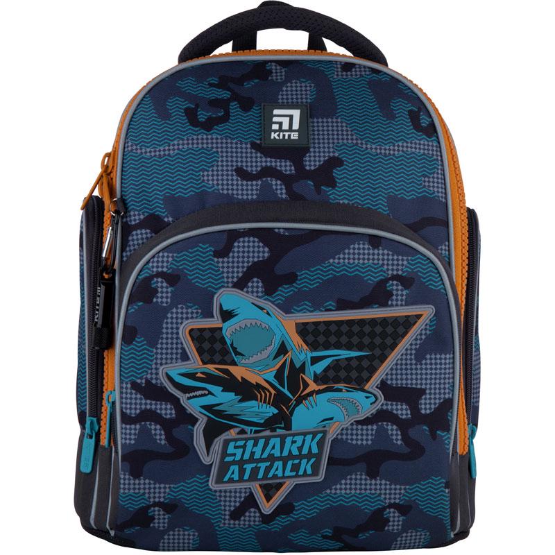 Рюкзак KITE Shark attack 36x29x16,5 см 15,5 л Синий (K21-706S-1)