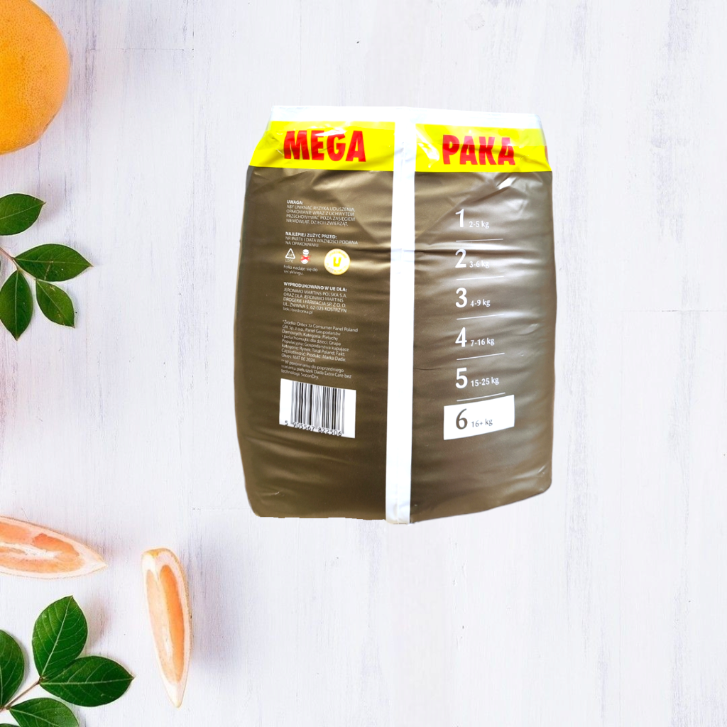 Підгузки Dada Extra Care Mega Paka 6 16+ кг 64 шт. - фото 4