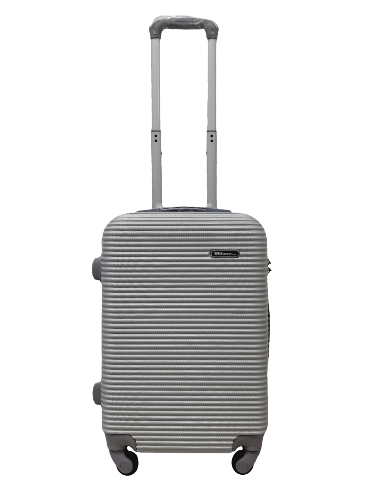 Чемодан Milano bag 004 ABS-пластик S 56,5х39х24 см 40 л Серебряный